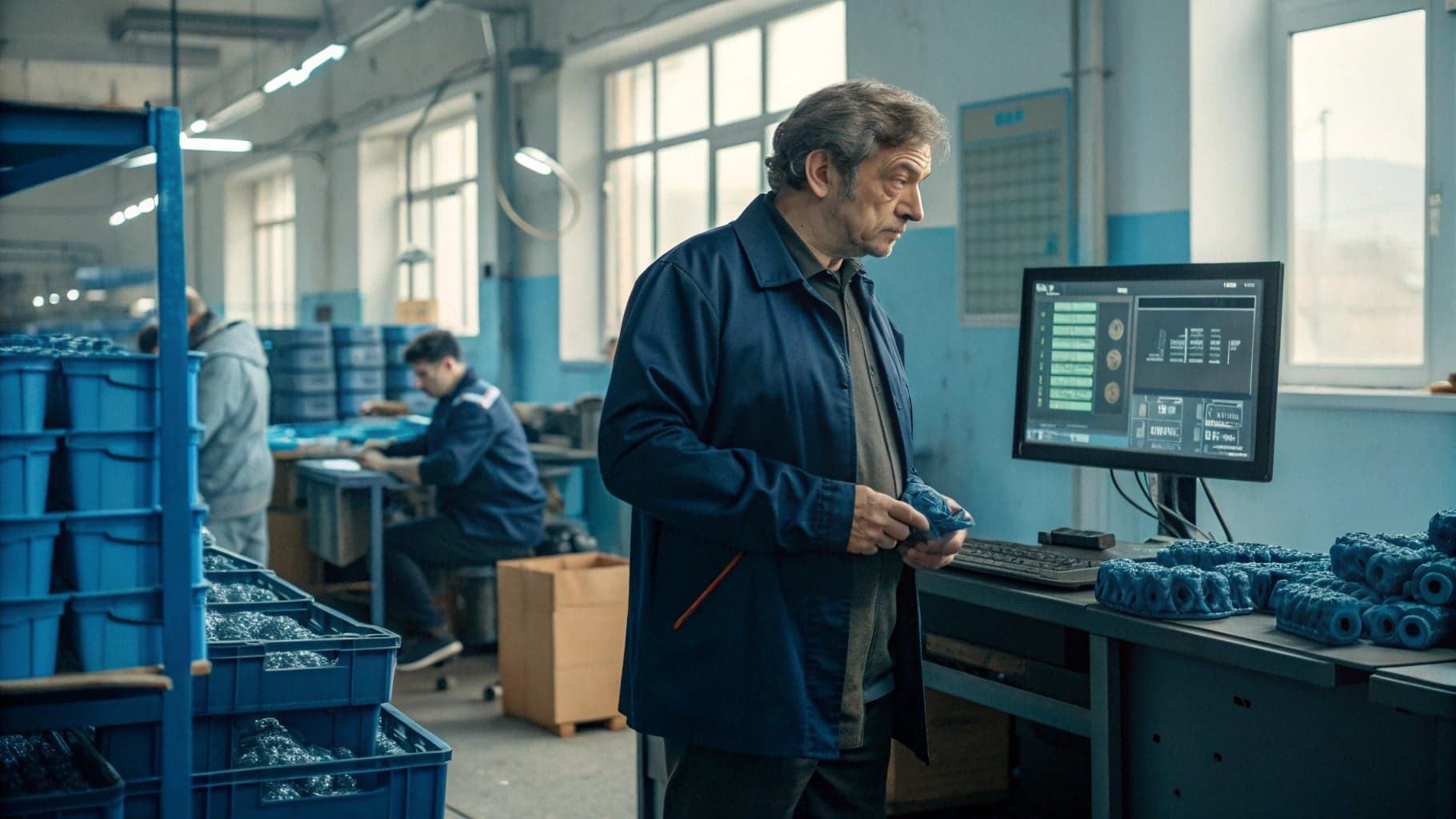 第一幕:冲突与顿悟 - 传统工厂与现代技术的对比